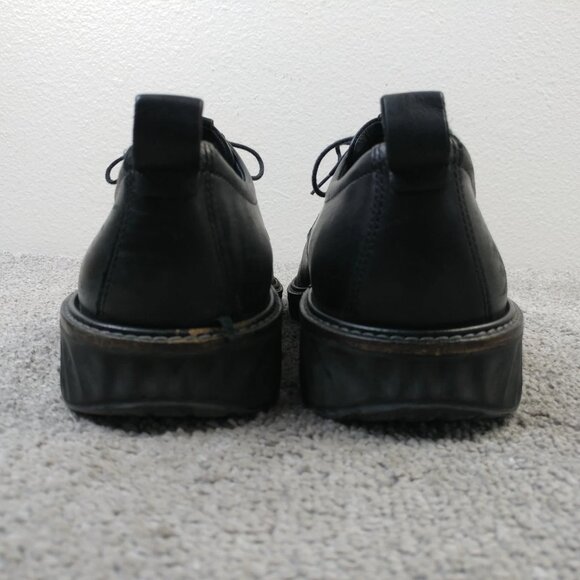 ECCO ST.1 Hybrid Sneakers Mens Size 8 Shoes Leather Derby Oxford Black Lace Up - Picture 7 of 11